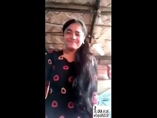 Desi village Indian Girlfreind showing boobs plus pussy for boyfriend